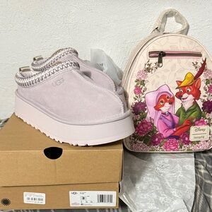 UGG platforms sz8 NIB+Loungefly-Disney RobinHood Backpack Set NWT=RARE💐